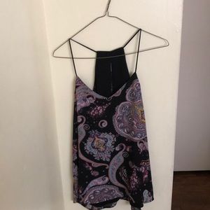 Reversible Paisley Print Cami by Express